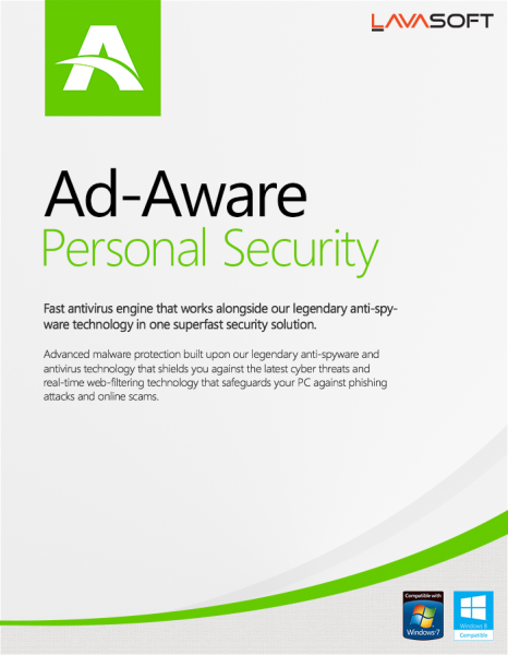 Ad-Aware Personal Security (1PC) 1 year