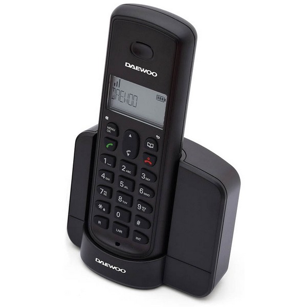 Kabelloses Telefon Daewoo DTD-1350 DECT Schwarz