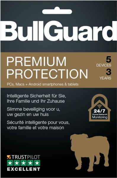 Bullguard Premium Protection 2019 (5D-3Y)