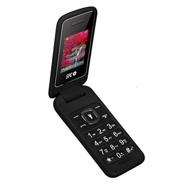 Mobiltelefon SPC NTETMO0693 2306N QVGA 128 x 160 px Bluetooth Micro SD (16 GB) Dual SIM FM Schwarz