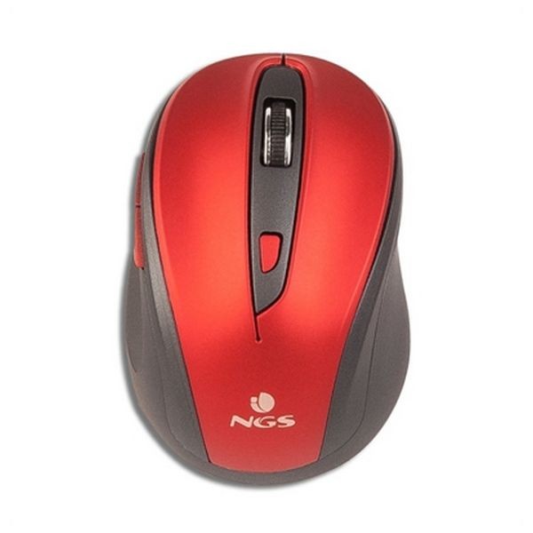 Schnurlose Mouse NGS EVOMUTERED Plug and play Rot