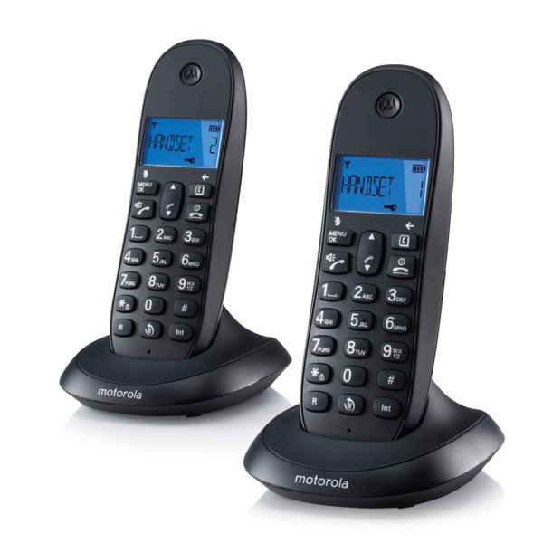Kabelloses Telefon Motorola C1002 (2 pcs)