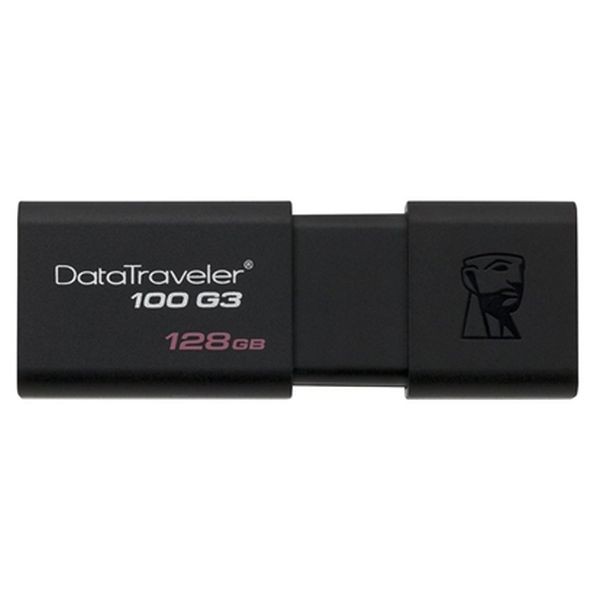 USB Pendrive Kingston DT100G3 128 GB Schwarz