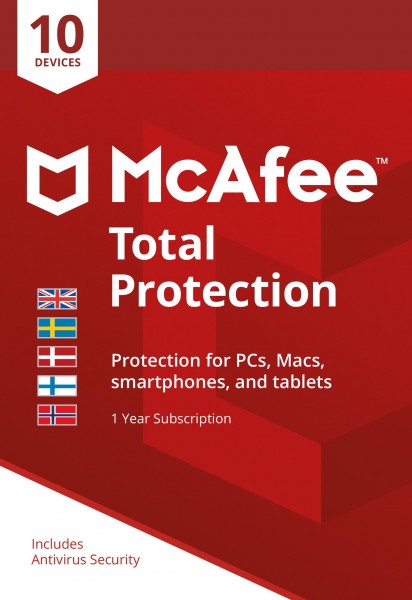 McAfee Total Protection NORD (10D-1Y)