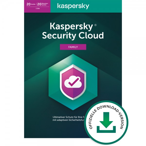Kaspersky Security Cloud Fam. Ed. DACH (20D)