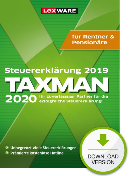 Taxman 2020 für Rentner&Pensionäre