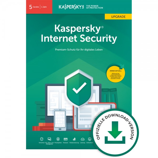 Kaspersky Internet Security DACH (5D) UPG