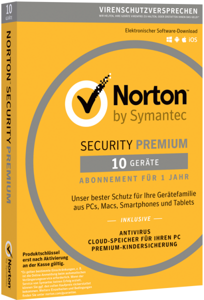 Norton Security Premium 3.0 CE (1U-10D-1Y)