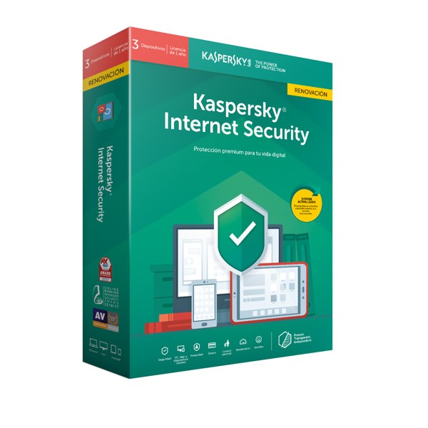 Antivirus für Zuhause Kaspersky Internet Security Multi-Device 2019 (3 geräte)