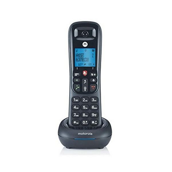 Kabelloses Telefon Motorola CD4001 DECT Schwarz