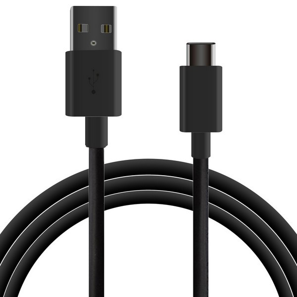 USB-C-Kabel auf USB 1 m Schwarz