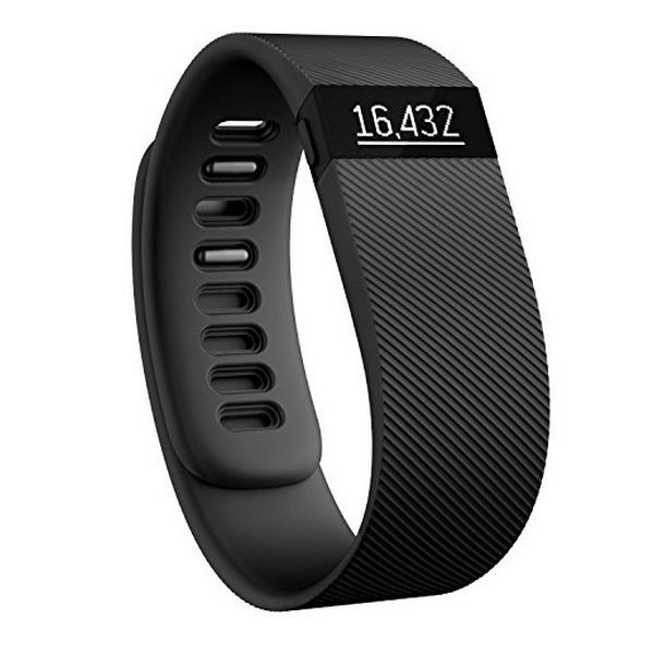 Activity-Armband Fitbit Charge FB404BKS OLED Bluetooth 4.0 Android /iOS/Windows Phone Schwarz Größe
