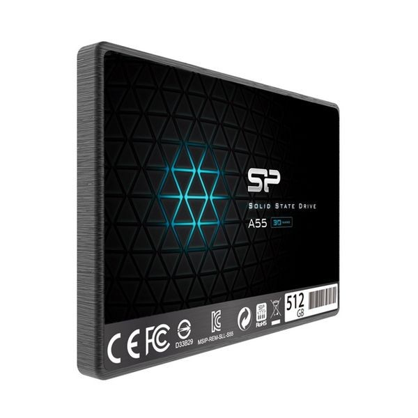 Festplatte Silicon Power SP512GBSS3A55S25 512 GB SSD