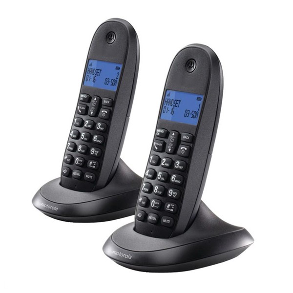 Kabelloses Telefon Motorola C1002 Schwarz