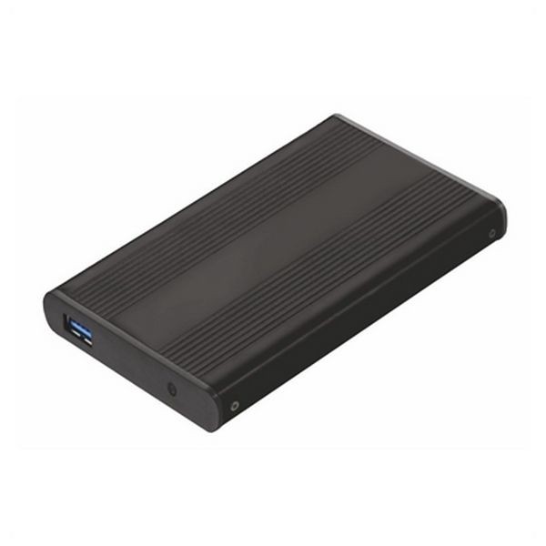 Externe Box TooQ TQE-2524B HD 2.5" SATA III-USB 3.0 FAT32 / NTFS / eXT2 / HFS Aluminium Schwarz