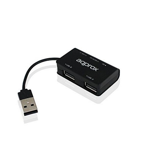 Hub USB approx! APPHT8B SD/Micro SD Windows 7 / 8 / 10 USB 2.0