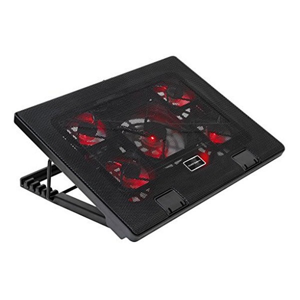 Gaming-Kühlunterlage für Laptop Tacens AAOARE0123 MNBC2 2 x USB 2.0 20 dBA 17" Schwarz