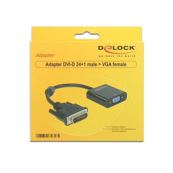 VGA-zu- DVI-Adapter DELOCK APTAPC0561 65658 24+1