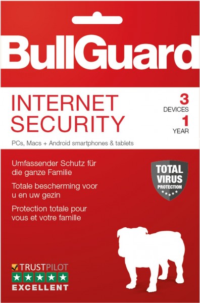 Bullguard Internet Security 2019 (3D-1Y)