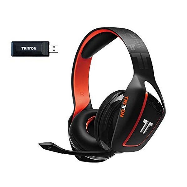 Gaming-Kopfhörer mit Mikrofon Tritton ARK 200 RGB Schwarz/orange