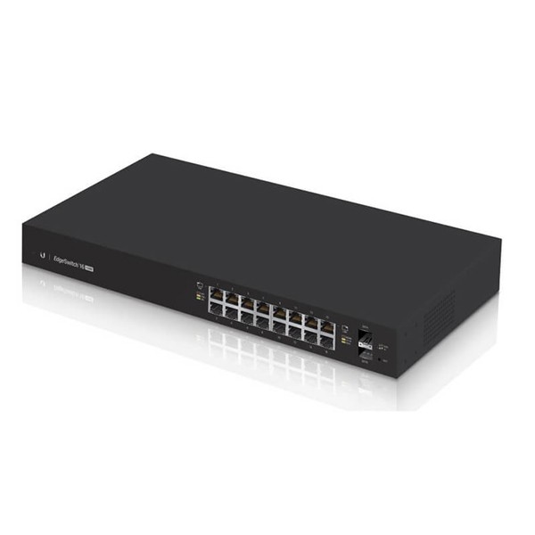 Schalter für das Netz mit Schaltschrank UBIQUITI ES-16-150W 16xGB 2xSFP