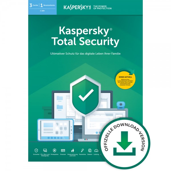 Kaspersky Total Security DACH (3D)