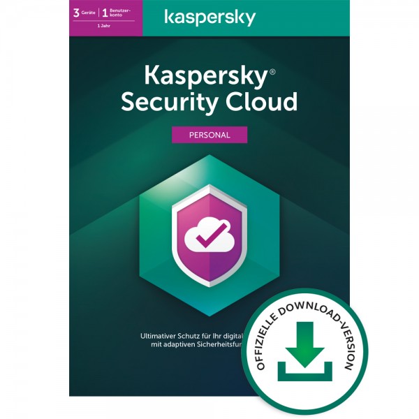 Kaspersky Security Cloud Pers. Ed. DACH (3D)