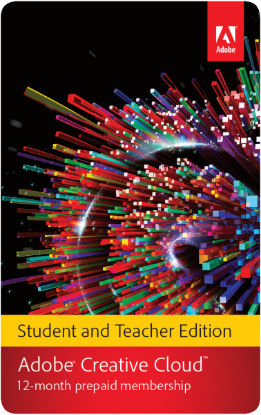 Adobe Creative Cloud Student/Teacher - Individual Edition - 1 User, 1 Year