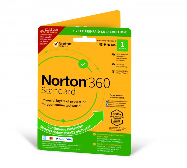 NORTON 360 STD 10GB - 1 DEV - DE ENR