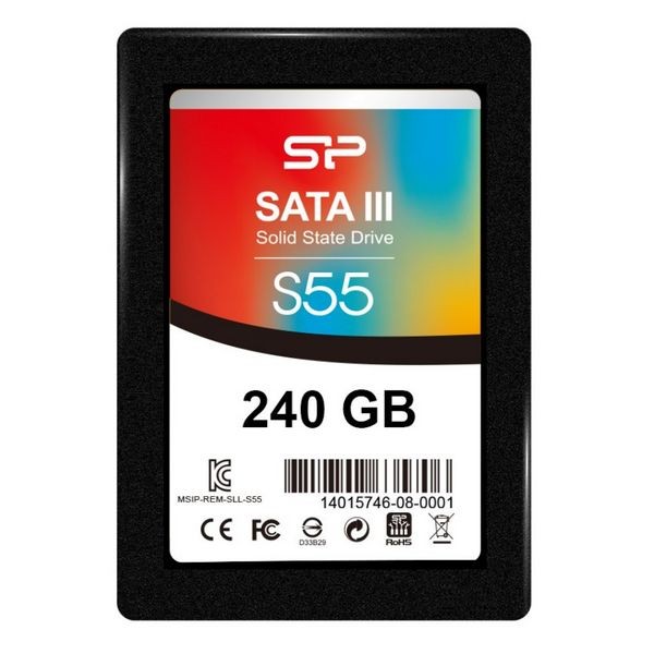 Festplatte Silicon Power S55 2.5" SSD 240 GB 7 mm Sata III Ultra Slim