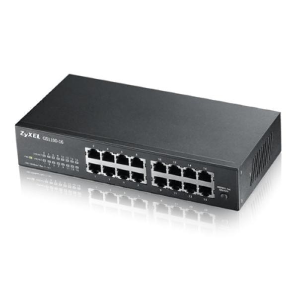 Switch ZyXEL GS1100-16-EU01 16 p 100 / 1000 Mbps