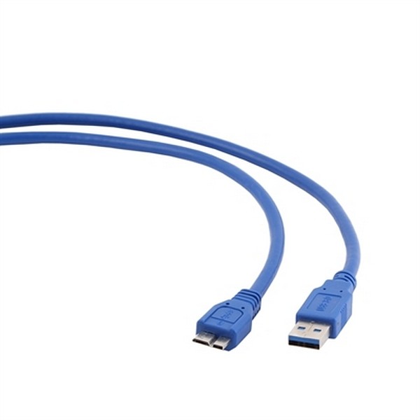 USB 3.0 A zu Micro USB-B-Kabel GEMBIRD CCP-mUSB3-AMBM-0.5M (0,5 m) Blau