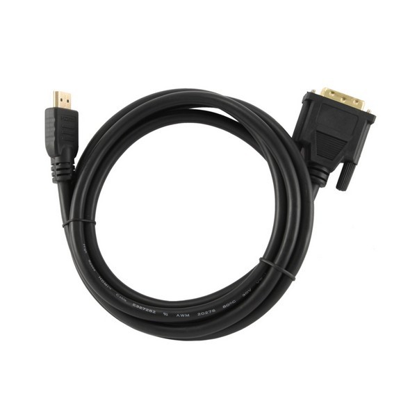 HDMI auf DVI Verbindungskabel GEMBIRD CC-HDMI-DVI-6 1,8 m Schwarz