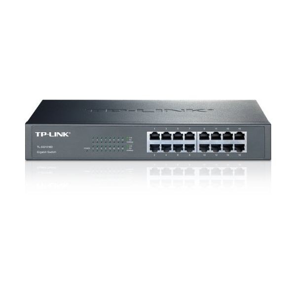 Schalter für das Netz mit Schaltschrank TP-LINK TL-SG1016D 16P Gigabit