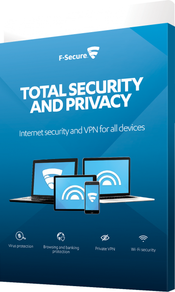 F-Secure Total Security & VPN 2017 (3D-1Y) DACH
