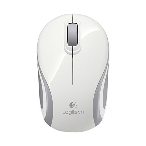 Schnurlose Mouse Logitech M187 Weiß Grau